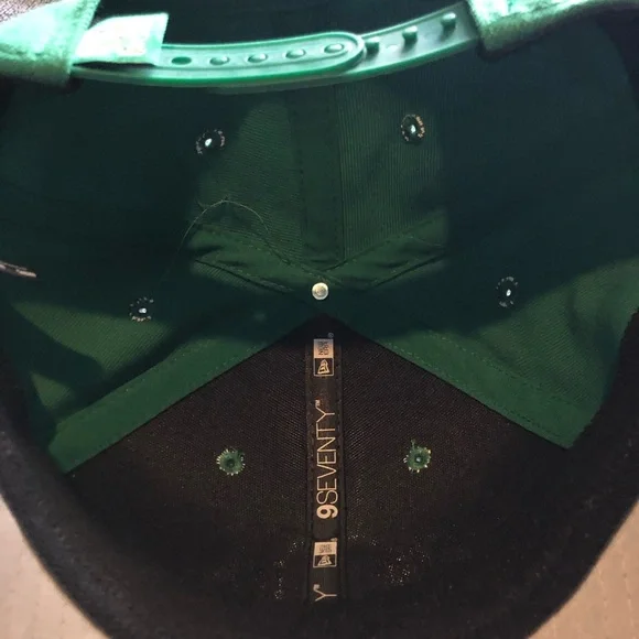 Notre Dame Fighting Irish Green New Era Baseball Cap One Size Fits Most NWD - Picture 9 of 11